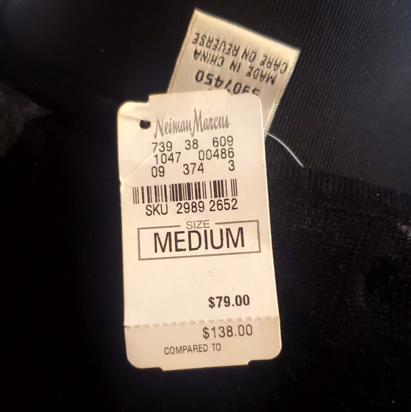 *NWT* MAX STUDIO BLACK & CHARCOAL SWEATER DRESS SIZE MEDIUM - Picture 4 of 6